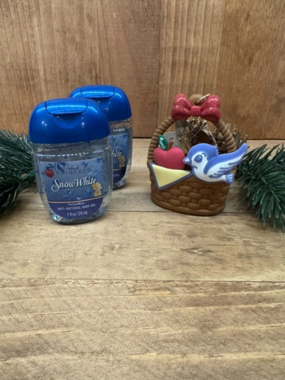 Bath and Body Works Disney Snow White PocketBac Holder & Two Hand Gels